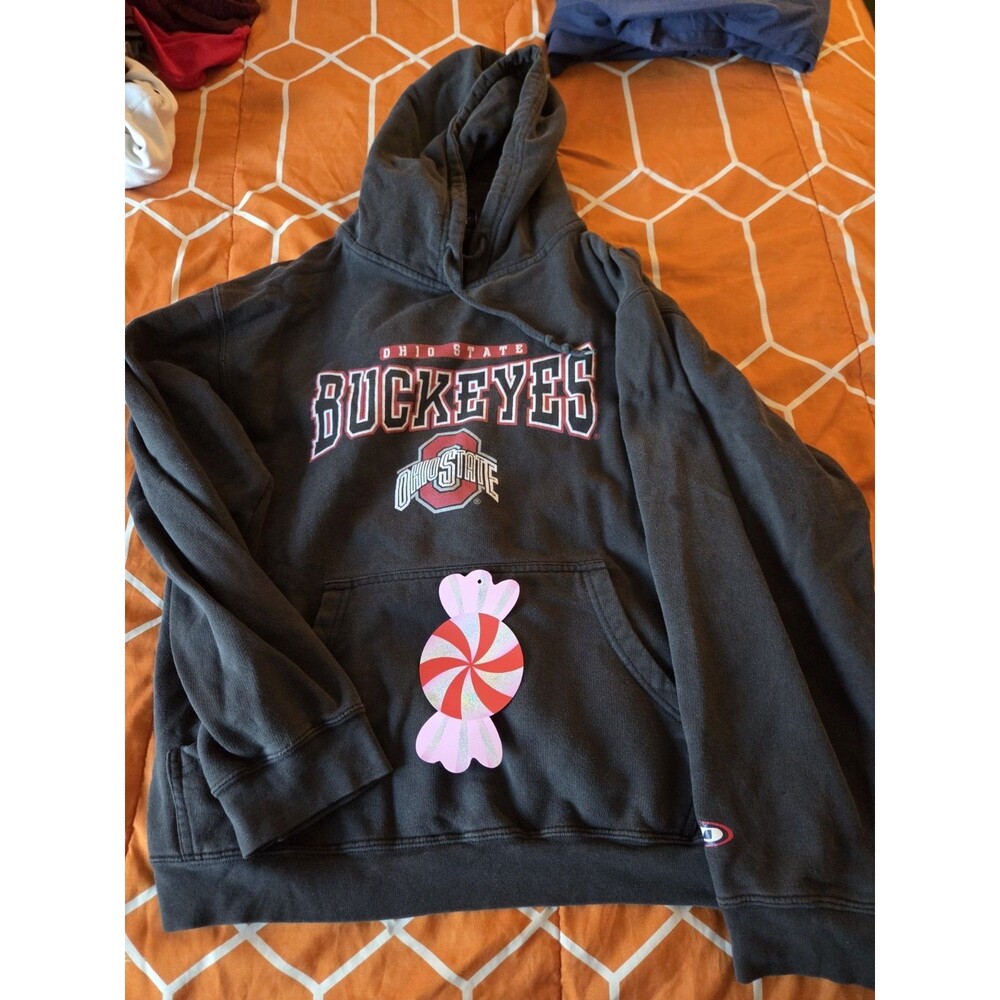 Pro Player Ohio State Buckeyes Black Hoodie Size L NCAA Fan Apparel
